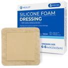 Curativo para feridas LotFancy Silicone Foam 6x6 (5 unidades)