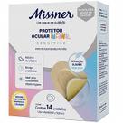 Curativo protetor ocular missner infantil adesivo de silicone cx. 14 unidades