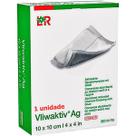 Curativo Vliwaktiv Ag Carvão Ativado/Prata 10x10cm - unidade