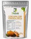 Cúrcuma Com Pimenta Preta Em Pó 500g 7foods Cúrcuma Com Pimenta Preta Em Pó 500g 7foods