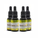 Cúrcuma Longa Curcuvita 04 Frascos De 30ml