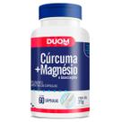 Cúrcuma + Magnésio Suplemento Alimentar 60 Cápsulas Duom