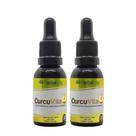 Curcuvita Para Dores 02 Frascos com 30ml - 12 Gotas ao Dia
