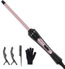 Curling Wand Karrong Tourmaline Ceramic 3/8 polegadas para cabelos curtos e longos