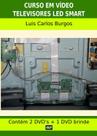 Curso em DVD aula físico,Manutenção TV LED Smart 2 volumes
