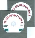 Curso em DVD aula,físico, TV CCE HPS 1471. 2 volumes