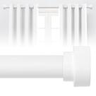 Curtain Rod, hei! Dear White 66-120 cm (5,5-10 pés) ajustável