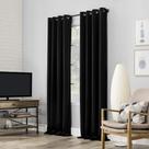 Curtain Sun Zero Nordic, pacote com 2 unidades, Theatre Grade, 100% Blackout