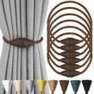 Curtain Tiebacks Nieffeiy Magnetic Coffee, pacote com 6
