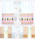 curtina para cozinha estampa digital luxo 2,00m x 1,40m branca bolinho cupcake