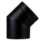 Curva 300mm preto 45º - ARTEINOXX