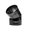 Curva 45 De Chaminé Duto 200mm Preto