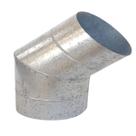Curva 45 Para Chaminé Duto 12 Polegadas Galvanizada