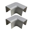Curva 90º Lateral P/ Canaleta De Split Cdr30 30mm Perfiltec Kit 2un