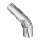 Curva Chaminé 45º Cano Joelho Galvanizado 110mm Para Fogão à Lenha N1 Lareira Churrasqueira - AMZ Curva Chaminé 45º Cano Joelho Galvanizado 110mm Para Fogão à Lenha N1 Lareira Churrasqueira - AMZ