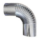 Curva Chaminé 90º Cano Joelho Galvanizado 115mm Para Fogão à Lenha N2 Lareira Churrasqueira - AMZ Curva Chaminé 90º Cano Joelho Galvanizado 115mm Para Fogão à Lenha N2 Lareira Churrasqueira - AMZ