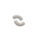 Curva corrimao nylon engate juncao branco chata parede 1 par