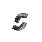 Curva corrimao nylon engate juncao preto chata parede 1 par