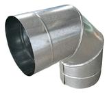 Curva Cotovelo 90 Graus Chamine Galvanizada 20cm De Diametro