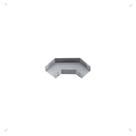 Curva Eletrocalha Horizontal 50x50mm 90º Lisa