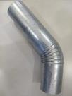Curva Galvanizada 45 Para Fogão a Lenha 110mm