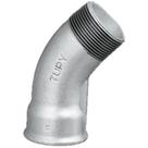 Curva Galvanizada Tupy 1/2 45º Mxf Curva Galvanizada Tupy 1/2 45º Mxf
