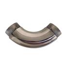 Curva Inox 1.1/2" Soldável com Rebaixo em Dois Lados 304 Polido