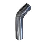 Curva Inox 45 Para Fogão a Lenha 100mm