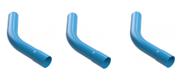 CURVA IRRIGAÇÃO 45 DN75 PN80 PVC RÍGIDO PTI CONEXOES - KIT C/3un