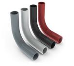 Curva Longa Pvc 90º Ponta Lisa 1" Masster 36051006 Cinza
