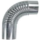 Curva Para Chaminé Fogão A Lenha 115mm Galvanizado