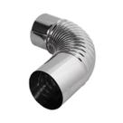 Curva Para Chaminé Fogão A Lenha 115mm Inox