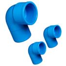Curva PB 75mm Curta 90 PN125 PVC Soldável para Sistema de Irrigação Kit 3 und
