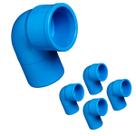 Curva PB 75mm Curta 90 PN125 PVC Soldável para Sistema de Irrigação Kit 5 und