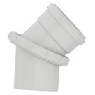 Curvar 45 para Esgoto 100mm Branca Curvar 45 para Esgoto 100mm Branca