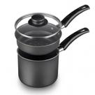 Cuscuzeira 2 Em 1 Panela 1L Antiaderente Tampa Vidro Cabo Fogão Comida Cuzcuz Cuscuzeira 2 Em 1 Panela 1L Antiaderente Tampa Vidro Cabo Fogão Comida Cuzcuz
