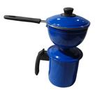 Cuscuzeira 500 ml Individual Azul maçãSTORE