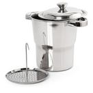 Cuscuzeira A Vapor 2,5 Litros Aço Inox Gourmet Mix