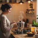 Cuscuzeira de Alumínio 2,9 Litros Leve Durável Tradicional Cozinha Fácil Uso