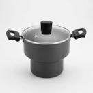 Cuscuzeira Enjoy Alegrete De Teflon Tampa De Vidro N14 -