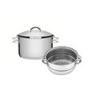 Cuscuzeira Grande e Panela a Vapor 6,1L Tramontina Solar 24cm