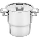 Cuscuzeira Inox Tramontina Brava Alças Tampa 14cm 2,1L Panela Cuscuz