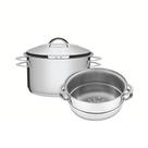 Cuscuzeira Solar 16 Cm 1,8 L Em Aço Inox Fundo Triplo