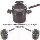Cuscuzeiro caldeirao individual cor black