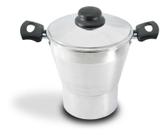 Cuscuzeiro De Alumínio Panela Grande Tradicional N18 - 3,5l