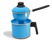 Cuscuzeiro Individual E Cozi Vapore Nordestino Azul
