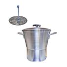 Cuscuzeiro industrial alumínio resistente cozinha casa 1 und