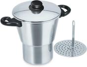 Cuscuzeiro nº 16 em alumínio - capacidade para 1000ml