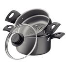 Cuscuzeiro tramontina turim 16cm chumbo