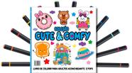 Cute & Comfy - Coloring Book For Adults - Edição 1 - Bold Easy